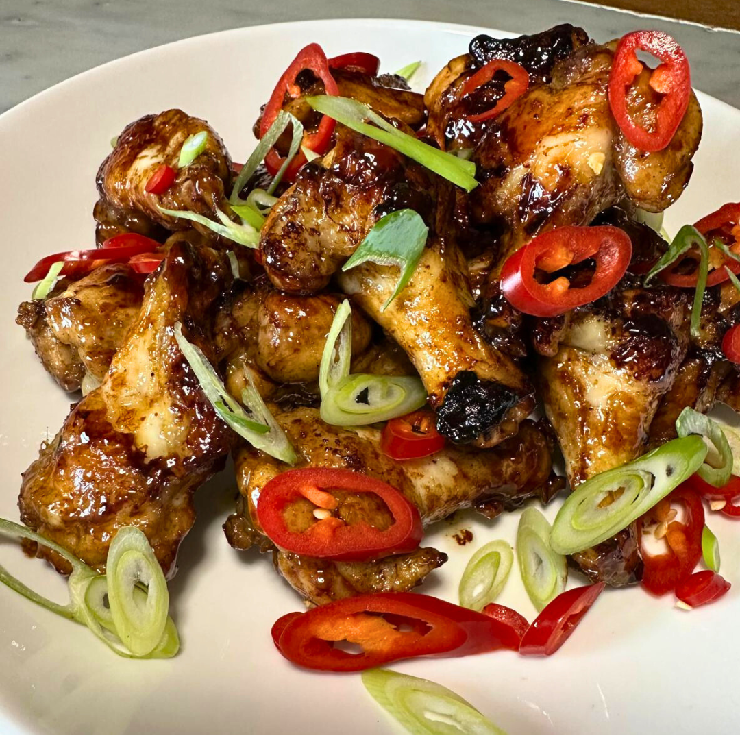 Sticky Honey & Chilli Chicken Wings