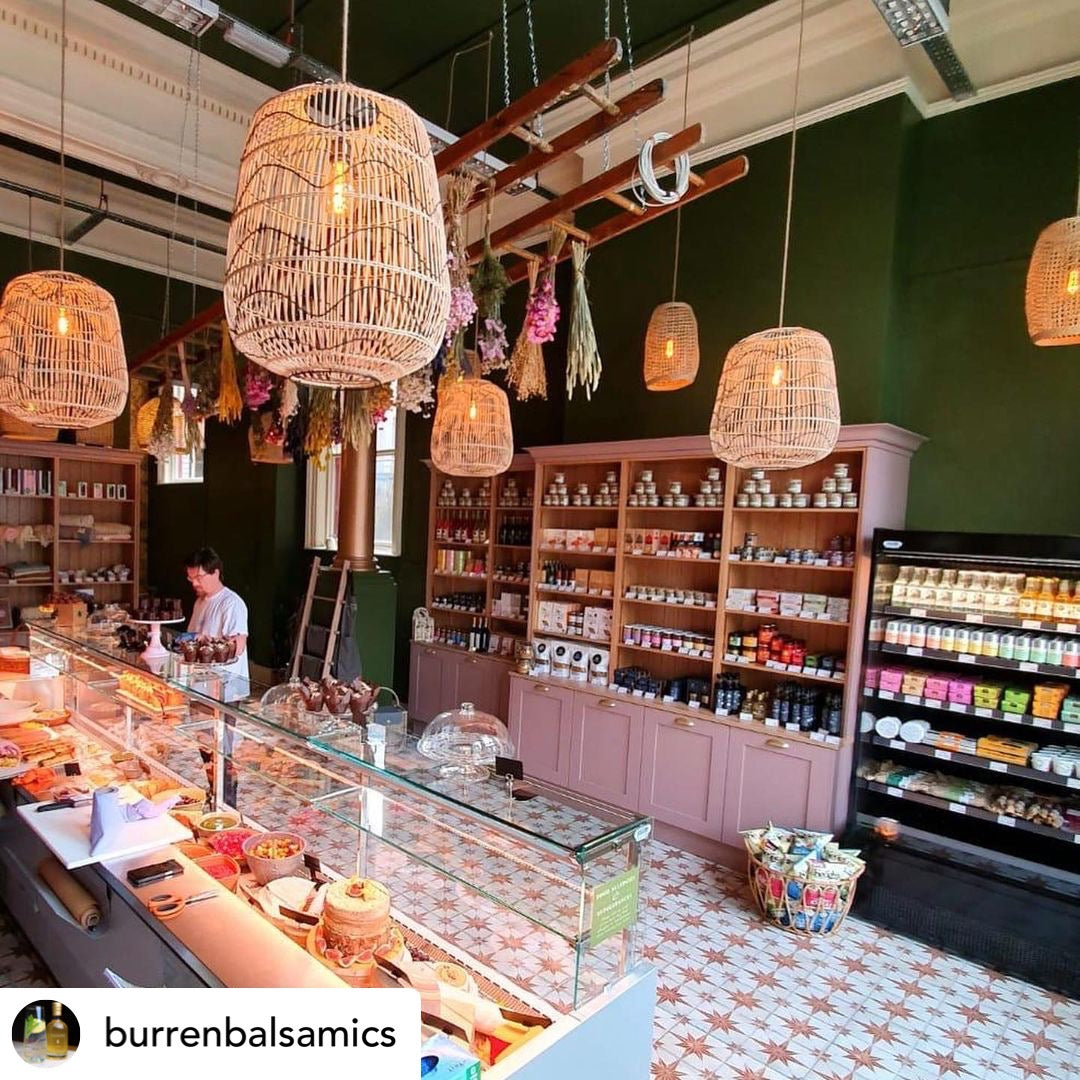 Burren Balsamics Products displayed at Forage & Folk, Omagh. NI Stockist.