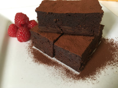 Wicked Chocolate Brownies with Raspberry Balsamic