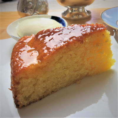 Lemon Drizzle Cake with Citrus White Balsamic