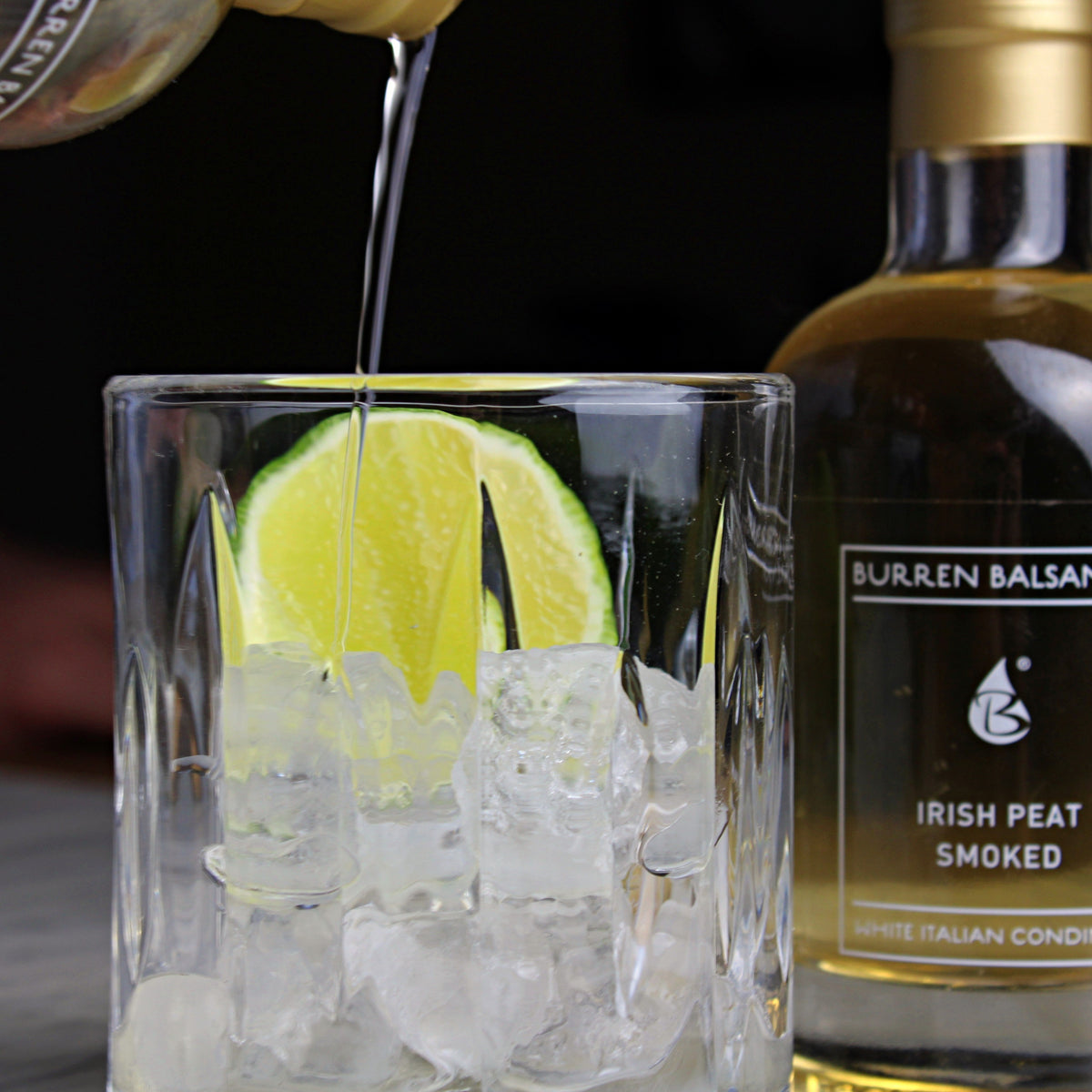 Irish Peat Smoked White Balsamic Smokey Buckless (Non-alcoholic version of an Irish Buck)