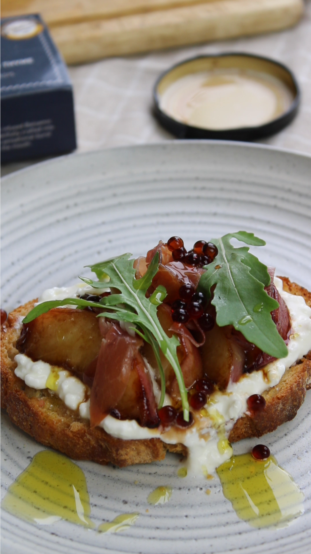 Balsamic Peaches and Cottage Cheese
