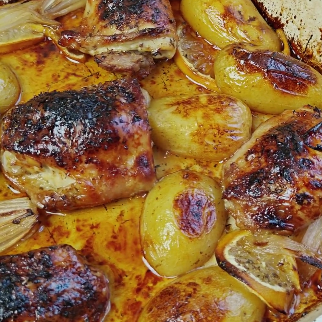 Citrus and Honey Chicken Traybake