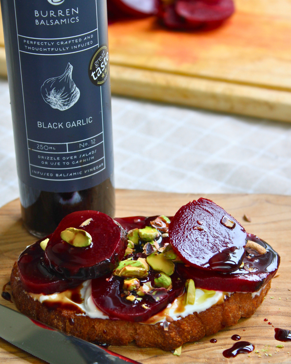 Whipped Goats Cheese, Beetroot & Pistachio