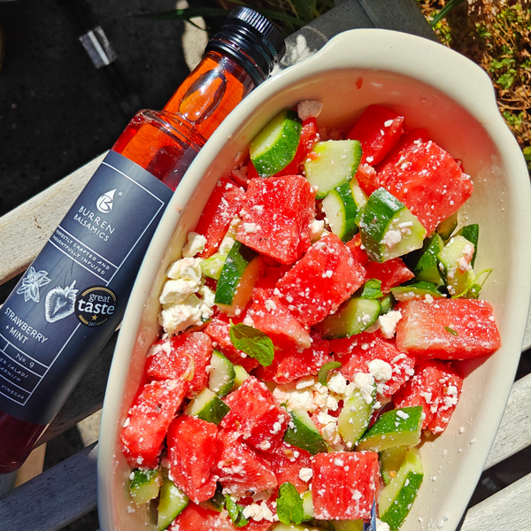 Watermelon, Feta & Mint Salad