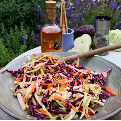 Fresh crunchy coleslaw with Irish Heritage Apple