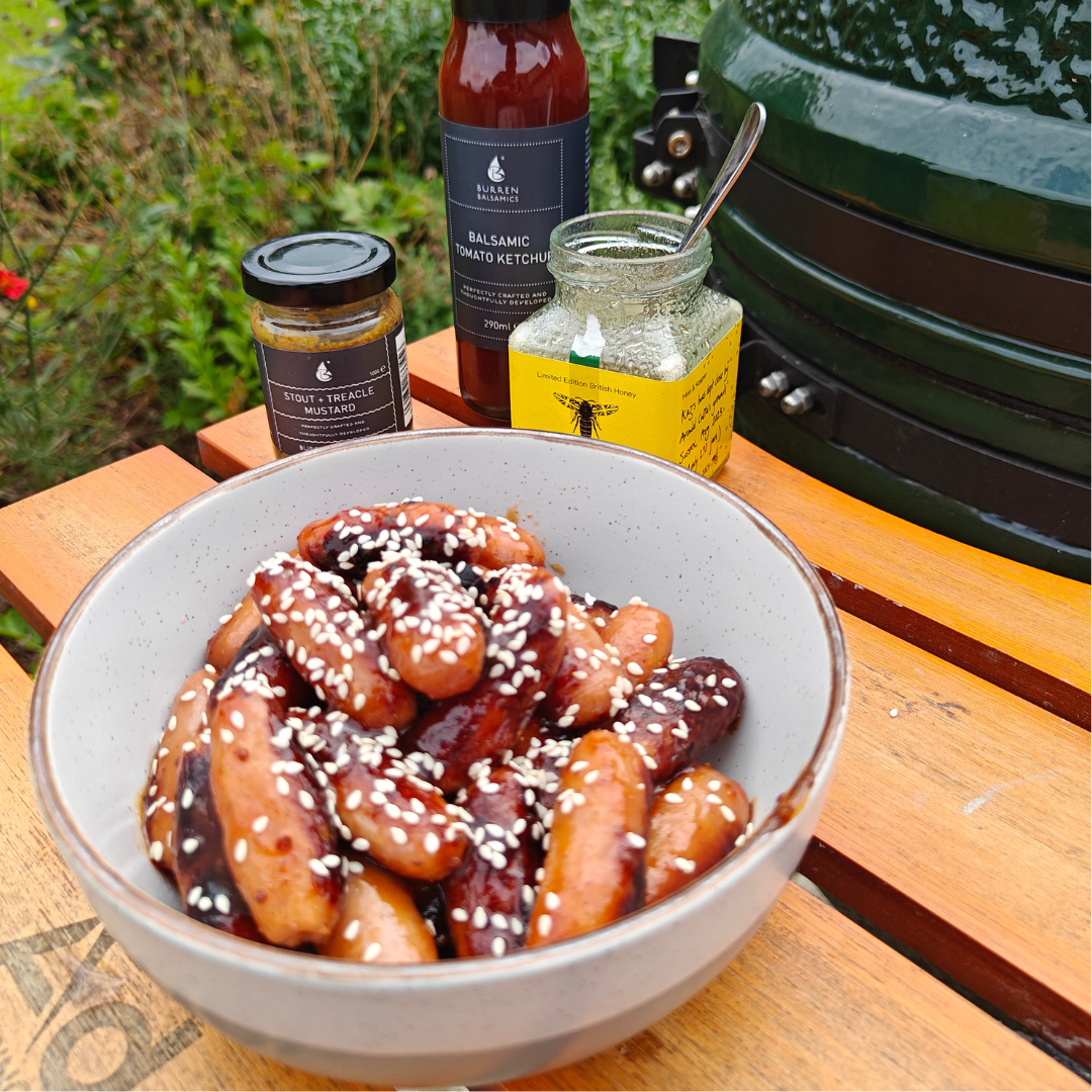 Sticky Cocktail Sausages