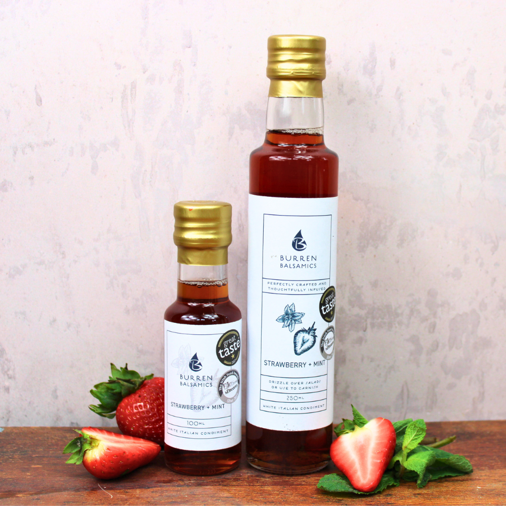 Strawberry and Mint infused Balsamic Vinegar