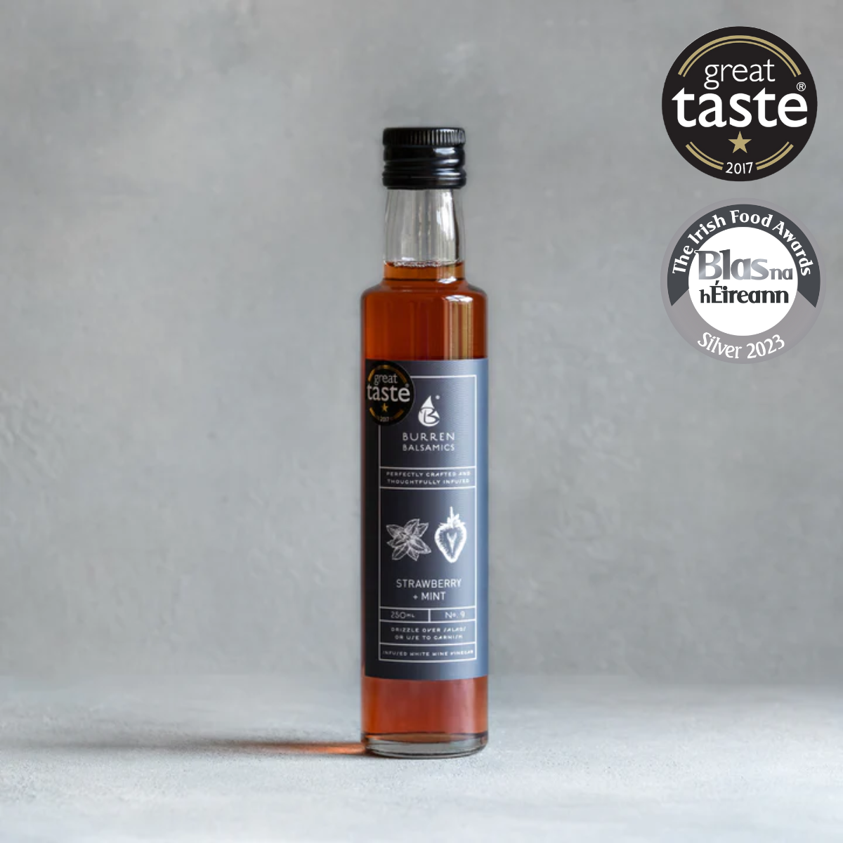 Strawberry and Mint infused Balsamic Vinegar