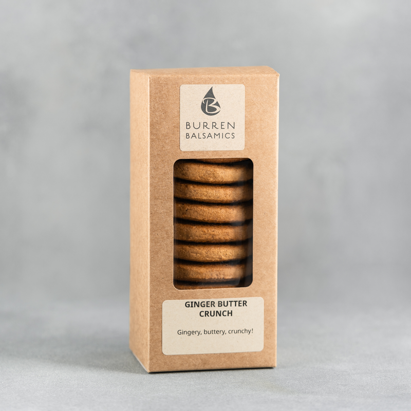 Burren Balsamics Ginger Butter Crunch Biscuits