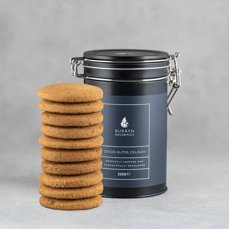 Burren Balsamics Ginger Butter Crunch Biscuits