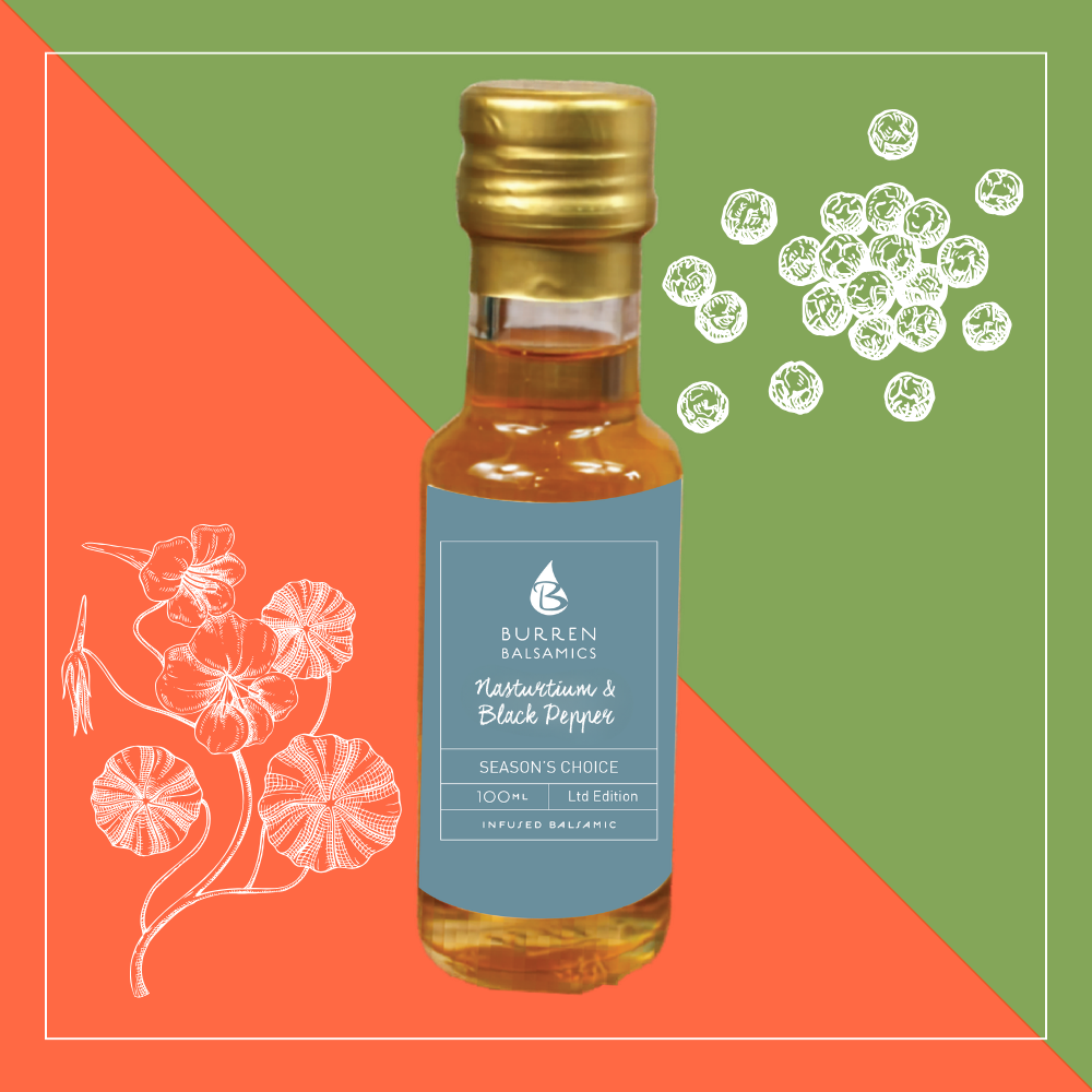 Guest Infusion -Nasturtium & Black Pepper Infused White Condiment