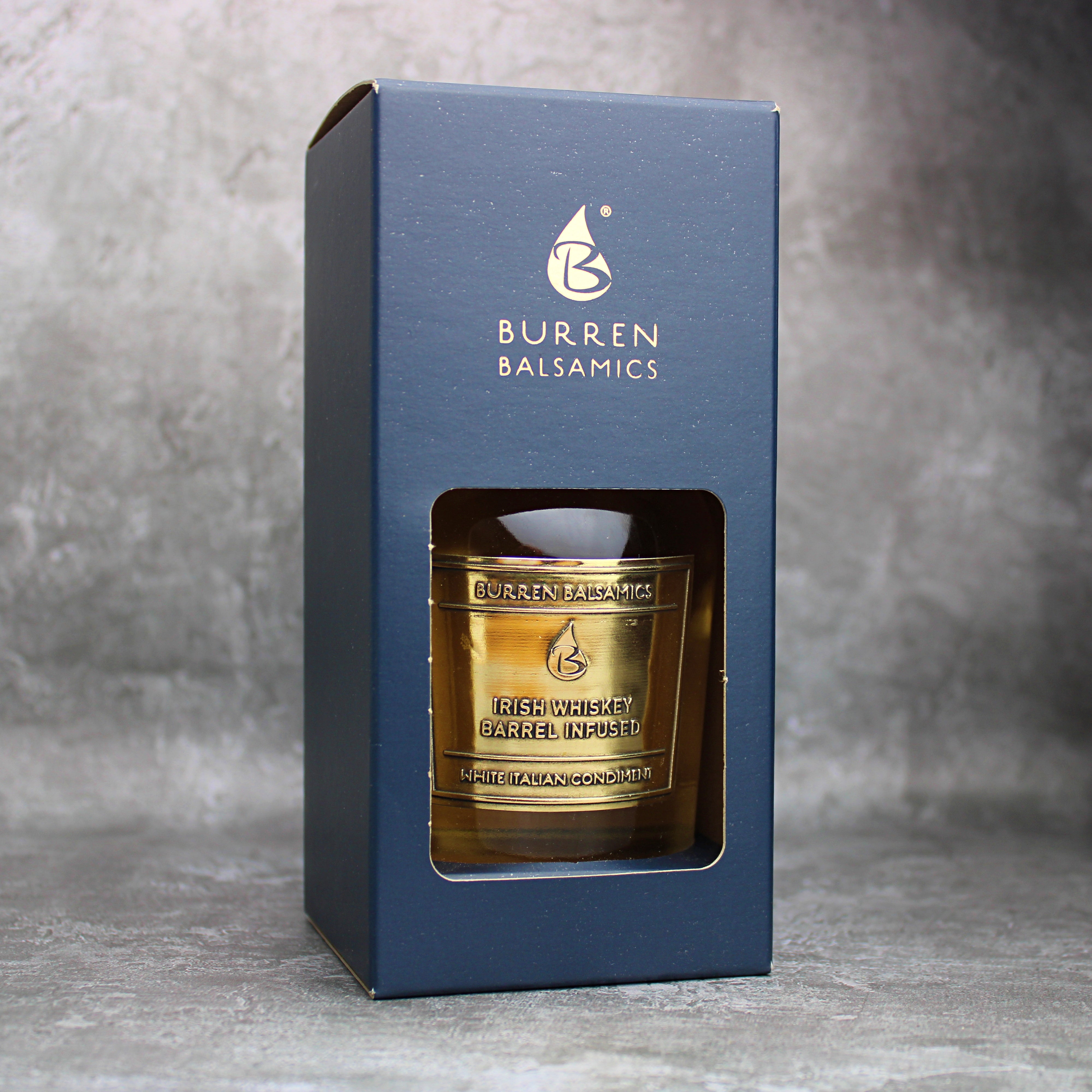 Irish Whiskey Barrel infused White Italian Condiment – Burren Balsamics