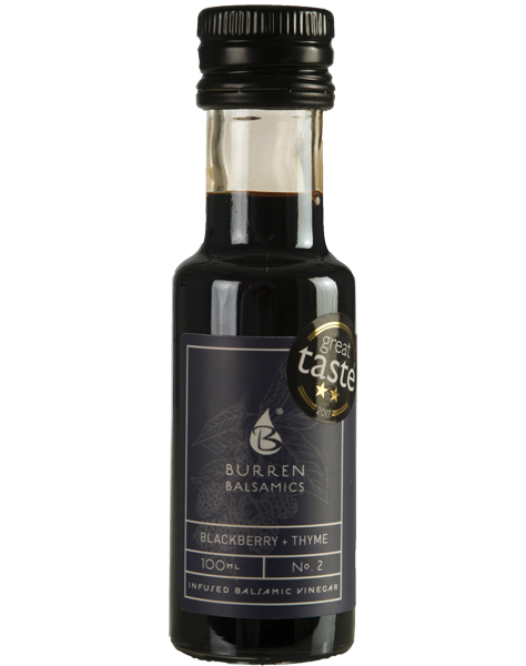 Blackberry and Thyme infused balsamic vinegar