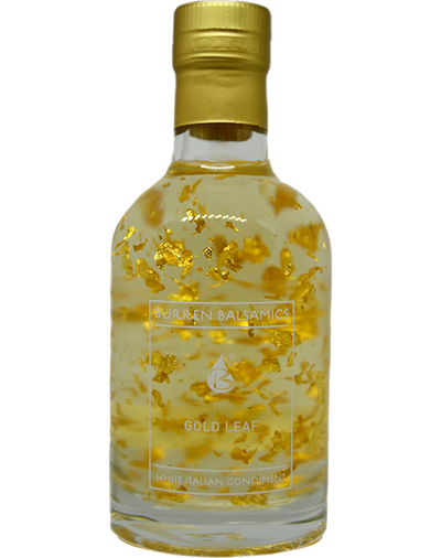 gold leaf white balsamic vinegar