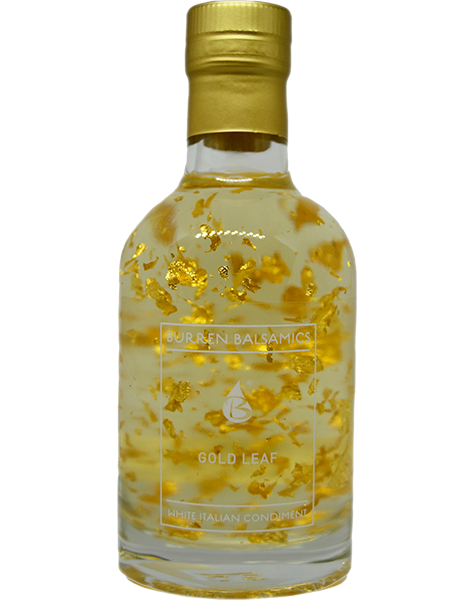 gold leaf white balsamic vinegar
