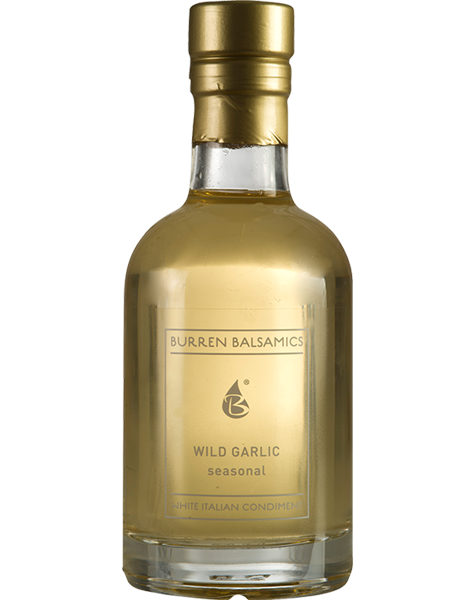 wild garlic infused white balsamic vinegar